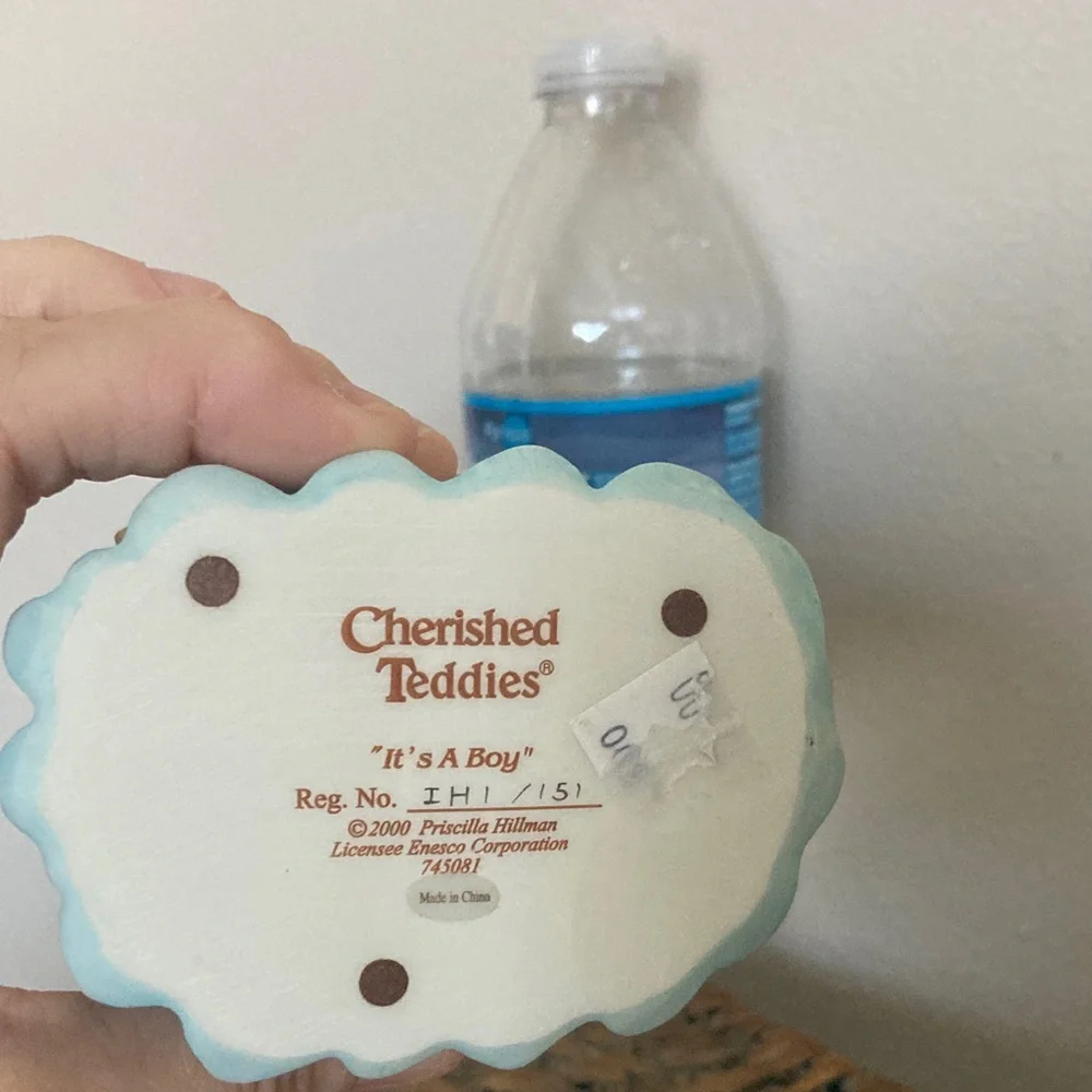Cherished Teddies “it’s a boy” figurine - Picture 6 of 6
